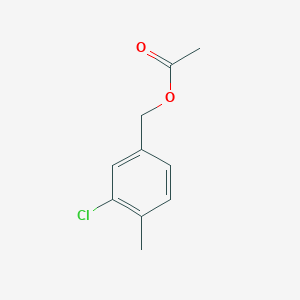 molecular formula C10H11ClO2 B2788972 (3-Chloro-4-methylphenyl)methyl acetate CAS No. 61312-64-9