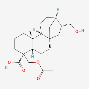 (16R)-19-Acetoxy-17-hydroxykaurane-18-oic acid