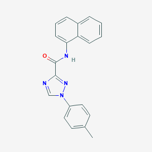 1-(4-methylphenyl)-N-(1-naphthyl)-1H-1,2,4-triazole-3-carboxamide