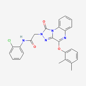 N-(2-chlorophenyl)-2-(4-(2,3-dimethylphenoxy)-1-oxo-[1,2,4]triazolo[4,3-a]quinoxalin-2(1H)-yl)acetamide