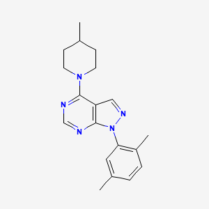 1-(2,5-dimethylphenyl)-4-(4-methylpiperidin-1-yl)-1H-pyrazolo[3,4-d]pyrimidine