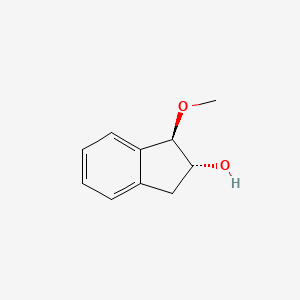 molecular formula C10H12O2 B2789026 (1R,2R)-1-methoxy-2,3-dihydro-1H-inden-2-ol CAS No. 56175-45-2