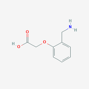 2-[2-(Azaniumylmethyl)phenoxy]acetate