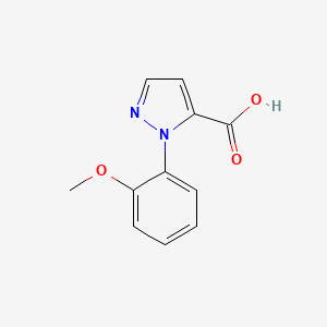 molecular formula C11H10N2O3 B2789068 1-(2-methoxyphenyl)-1H-pyrazole-5-carboxylic acid CAS No. 1783977-51-4