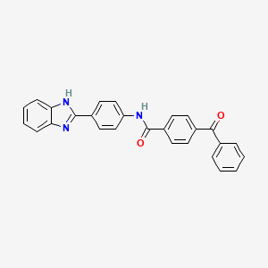 N-(4-(1H-benzo[d]imidazol-2-yl)phenyl)-4-benzoylbenzamide