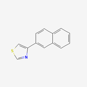 molecular formula C13H9NS B2789074 4-(2-萘基)-1,3-噻唑 CAS No. 96461-06-2