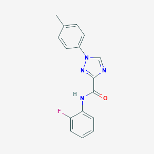 N-(2-fluorophenyl)-1-(4-methylphenyl)-1H-1,2,4-triazole-3-carboxamide