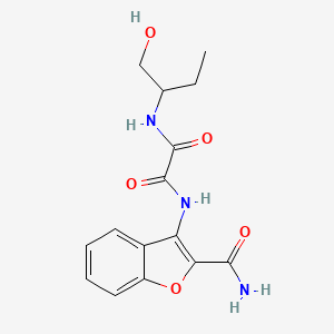 N1-(2-carbamoylbenzofuran-3-yl)-N2-(1-hydroxybutan-2-yl)oxalamide