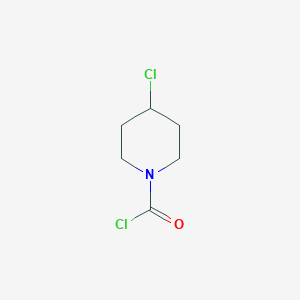 molecular formula C6H9Cl2NO B2789111 4-Chloropiperidine-1-carbonyl chloride CAS No. 2445790-40-7