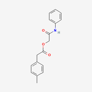 molecular formula C17H17NO3 B2789113 2-Oxo-2-(phenylamino)ethyl (4-methylphenyl)acetate CAS No. 1798016-68-8