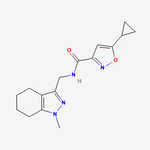 5-cyclopropyl-N-((1-methyl-4,5,6,7-tetrahydro-1H-indazol-3-yl)methyl)isoxazole-3-carboxamide