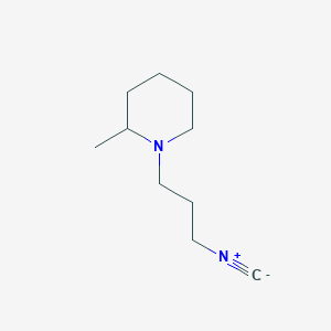 molecular formula C10H18N2 B2789131 1-(3-Isocyanopropyl)-2-methylpiperidine CAS No. 942414-45-1