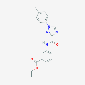 ethyl 3-({[1-(4-methylphenyl)-1H-1,2,4-triazol-3-yl]carbonyl}amino)benzoate