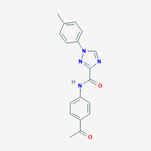 N-(4-acetylphenyl)-1-(4-methylphenyl)-1H-1,2,4-triazole-3-carboxamide