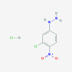 (3-Chloro-4-nitrophenyl)hydrazine hydrochloride