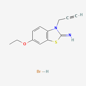 6-ethoxy-3-(prop-2-yn-1-yl)benzo[d]thiazol-2(3H)-imine hydrobromide
