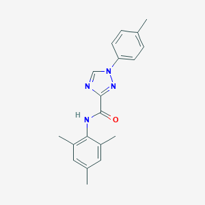 molecular formula C19H20N4O B278922 N-mesityl-1-(4-methylphenyl)-1H-1,2,4-triazole-3-carboxamide 