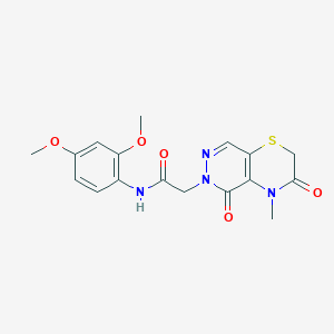 N-(2-cyclohex-1-en-1-ylethyl)-3-(4-methyl-2,3-dioxo-3,4-dihydroquinoxalin-1(2H)-yl)propanamide