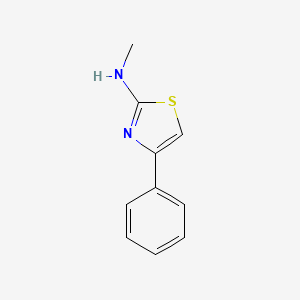 molecular formula C10H10N2S B2789229 N-methyl-4-phenyl-1,3-thiazol-2-amine CAS No. 6142-11-6