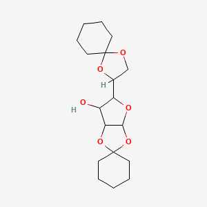 5'-(1,4-Dioxaspiro[4.5]decan-2-yl)tetrahydrospiro[cyclohexane-1,2'-furo[2,3-d][1,3]dioxol]-6'-ol