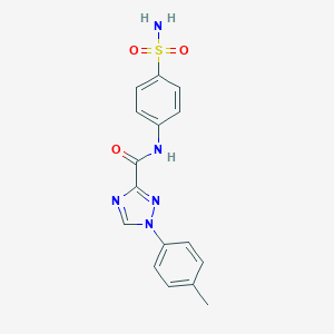 N-[4-(aminosulfonyl)phenyl]-1-(4-methylphenyl)-1H-1,2,4-triazole-3-carboxamide