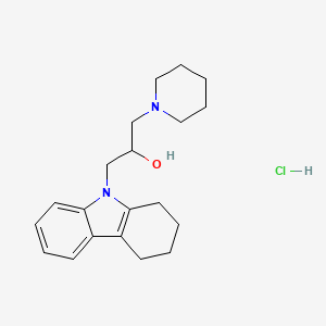 molecular formula C20H29ClN2O B2789243 1-(3,4-dihydro-1H-carbazol-9(2H)-yl)-3-(piperidin-1-yl)propan-2-ol hydrochloride CAS No. 317329-74-1