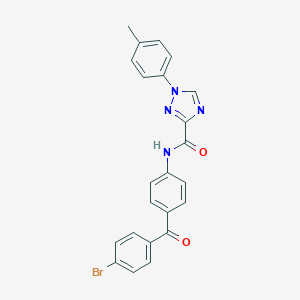 N-[4-(4-bromobenzoyl)phenyl]-1-(4-methylphenyl)-1H-1,2,4-triazole-3-carboxamide