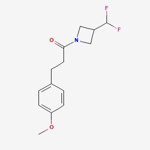 1-(3-(Difluoromethyl)azetidin-1-yl)-3-(4-methoxyphenyl)propan-1-one