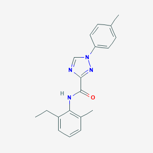 N-(2-ethyl-6-methylphenyl)-1-(4-methylphenyl)-1H-1,2,4-triazole-3-carboxamide
