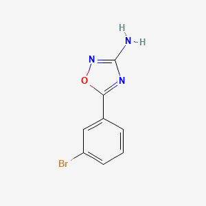 5-(3-Bromophenyl)-1,2,4-oxadiazol-3-amine