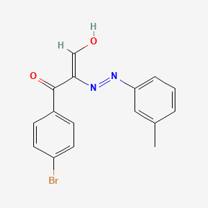 3-(4-Bromophenyl)-2-[(3-methylphenyl)hydrazinylidene]-3-oxopropanal