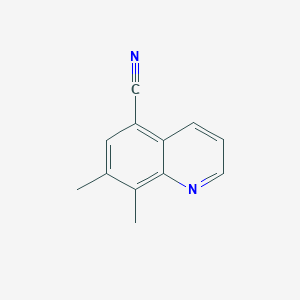 7,8-Dimethylquinoline-5-carbonitrile