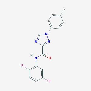 N-(2,5-difluorophenyl)-1-(4-methylphenyl)-1H-1,2,4-triazole-3-carboxamide