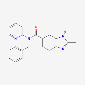 N-benzyl-2-methyl-N-(pyridin-2-yl)-4,5,6,7-tetrahydro-1H-benzo[d]imidazole-5-carboxamide