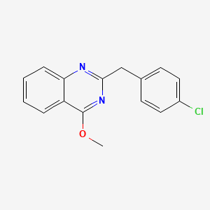 2-(4-Chlorobenzyl)-4-methoxyquinazoline