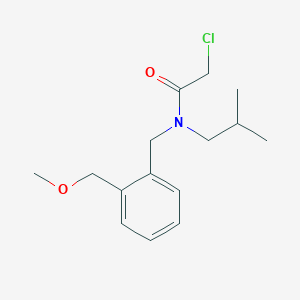 2-Chloro-N-[[2-(methoxymethyl)phenyl]methyl]-N-(2-methylpropyl)acetamide