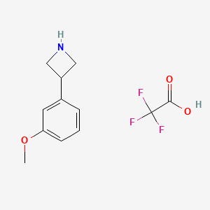 3-(3-Methoxyphenyl)azetidine;2,2,2-trifluoroacetic acid