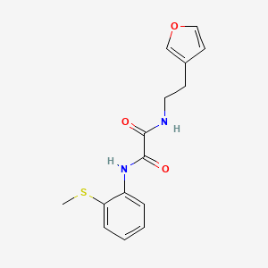 N1-(2-(furan-3-yl)ethyl)-N2-(2-(methylthio)phenyl)oxalamide