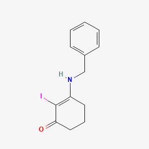 2-Iodo-3-(benzylamino)cyclohex-2-EN-1-one