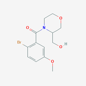 [4-(2-BROMO-5-METHOXYBENZOYL)MORPHOLIN-3-YL]METHANOL