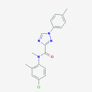 N-(4-chloro-2-methylphenyl)-N-methyl-1-(4-methylphenyl)-1H-1,2,4-triazole-3-carboxamide