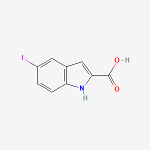 molecular formula C9H6INO2 B2789447 5-碘-1H-吲哚-2-甲酸 CAS No. 99066-64-5