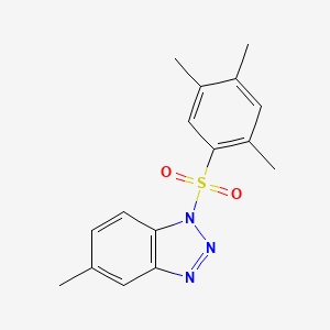 5-Methyl-1-[(2,4,5-trimethylphenyl)sulfonyl]benzotriazole