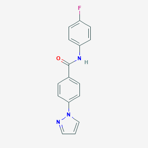 N-(4-fluorophenyl)-4-(1H-pyrazol-1-yl)benzamide