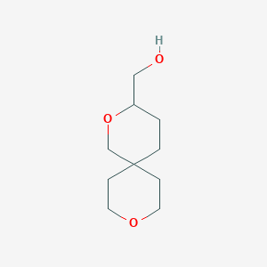 molecular formula C10H18O3 B2789492 2,9-Dioxaspiro[5.5]undecan-3-ylmethanol CAS No. 2137597-71-6