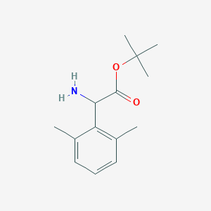 Tert-butyl 2-amino-2-(2,6-dimethylphenyl)acetate
