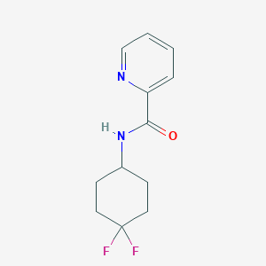 molecular formula C12H14F2N2O B2789587 N-(4,4-difluorocyclohexyl)picolinamide CAS No. 2034461-69-1
