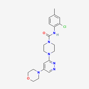 N-(2-chloro-4-methylphenyl)-4-(5-morpholinopyridazin-3-yl)piperazine-1-carboxamide