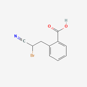 2-(2-Bromo-2-cyanoethyl)benzoic acid