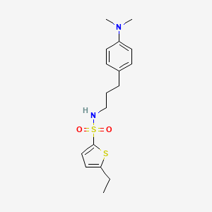 N-(3-(4-(dimethylamino)phenyl)propyl)-5-ethylthiophene-2-sulfonamide